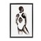 Stupell Industries Beach Day Swimsuit Silhouette Floating Frame, design by Simone Elum